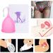 Buy Silicone Menstrual Cup - Reusable Feminine Hygiene Tool for Comfortable Period Care | International Shipping Available - Buy Online on GoSupps.com
