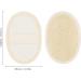 Exfoliating Loofah Sponge Pads - Set of 4 | Natural Body Scrubber for Shower Massage | Men and Women | Spa Bath Brush - Buy Online on GoSupps.com