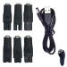 USB Shaver Charger Cable Durable 5V Shaver Charger Power Supplies with 6 Charging Cord Heads Replacement Power Lead Compatible with Various Shavers Purifiers Electric Hairdressers Others Power Cord