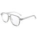 FEISEDY Retro 70s Blue Light Filter Glasses Women Men No Prescription Blue Light Blocking Computer Glasses B2387 Gray