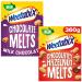 Breakfast Cereal Bundle With Weetabix Chocolate Melts Milk Chocolate 360g and Chocolatey Hazelnut Melts 360g (2 Pack)