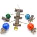 Chikanb 7-Pack Parrot Toys African Grey Parrots Swing Chewing Hanging Toy Colorful Bell Hammock Ladder Perch Platform Chewing Toys for Parakeets Cockatiels Macaws Love Birds Finches Little Birds - Buy Online on GoSupps.com