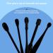 MJIYA Ear Pick Earwax Removal Kit - Black 6 Pcs Ear Cleansing Tools with Storage Box - Buy Online on GoSupps.com