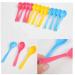 Zonfer 12pcs Baby Safe Plastic Spoons For Infant Feeding And Infant Weaning