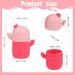 Buy Pink Ice Face Roller & Cactus Silicone Mold | Best Facial Skin Care Tools for Eyes & Neck | International Shipping Available - Buy Online on GoSupps.com