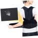 Adjustable Posture Corrector Brace | Lumbar Support Belt for Men - XXL Black - Buy Online on GoSupps.com