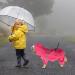 Waterproof Dog Raincoat Clear Hooded Dog Rain Jacket for Small Medium Dogs Adjustable Dog Rain Coat with Reflective Strap Lightweight Dog Poncho Pet Raincoat (XL Pink) XL Pink - Buy Online on GoSupps.com