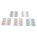 FOMIYES 36 Pairs Glitter Eyeliner Double Eyelid Stickers Eye Makeup Tools Eyeliner Decal Flash Applique Miss
