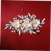 Angoily Bridal Hair Accessory Pearl Hair Comb Flower Bridal Comb Pearl Hair Pin Flower Hair Comb Pearl Headpiece Pearl Tiara Pearl Hair Clip Bride Hair up Wedding - Buy Online on GoSupps.com
