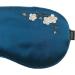 ROSEWARD 100% 19 Momme Pure Mulberry Silk Sleep Mask - Peacock Blue - Buy Online on GoSupps.com