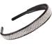LONEEDY Women's 2cm Wide Non-Slip Headband with Teeth & Crystal Rhinestones - Durable Hair Accessory - Buy Online on GoSupps.com