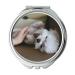 Mirror Compact Mirror Dog Pet Animal Tongue Canine Cute Belly Rub Fur Pocket Mirror portable mirror
