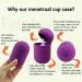 UltraComfort Menstrual Cup (L) - Soft Flexible & 12-Hour Comfort | Eco-Friendly Tampon & Pad Alternative - Buy Online on GoSupps.com