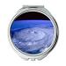 YENDOSTEEN Mirror earth round makeup mirror Hurricane Earth Satellite Tracking Satellite Image makeup mirrors pocket mirror portable mirror