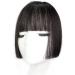 Bangs Hair Clip Clip in Hair Bangs Synthetic Hair Princess Cut Bangs Hair Piece Fringe Bangs Clip-on Quick Cosplay Bangs Hair Extensions Fake Straight Natural Fringe Hair for Women Bangs Clip in Hair Natural black - Buy Online on GoSupps.com