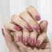 Shop Bohend Pink Short Oval False Nails - 24Pcs Shiny Gradient Full Cover for Women & Girls | International Shipping Available - Buy Online on GoSupps.com
