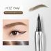 Cooklesa Eyebrow Long-Lasting Natural 3D Waterproof Microblading Eyebrow Pencil Cooklesa Upgraded Natural Waterproof Eyebrow Pen with Microfine Tip (Brown-2pcs) - Buy Online on GoSupps.com
