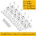 12 PCS Child Safety Cupboard Locks - Easy Install Adhesive Baby Proof Cabinet Locks - Invisible Design - No Drilling Needed - White - Buy Online on GoSupps.com