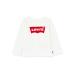 Levi's Kids l/s Batwing Tee Baby Girls 3 Months White