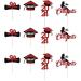 Bekaterea 12PCS 2024 Graduation Hats Cupcake Toppers Graduation girl cake decoration 2024 Grad Graduation Appetizer Dessert Decoration Picks Perfect for Graduation Party mini Cake Decorating Black Gold12 - Buy Online on GoSupps.com