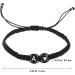 ABOOFAN 3pcs Black and White Heart Bracelet bond bracelets for couples initial bracelet charm bracelets Adjustable braided bracelet mens bangle bracelet couples bracelets Women Bracelet 6X6X0.5CMx5pcs Black Ax5pcs - Buy Online on GoSupps.com