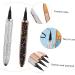 FOYTOKI 4 Pcs Diamond Eyeliner Waterproof Eyeliners Liquid Eye Liner Eyeliner Liquid Pen Silver Black - Buy Online on GoSupps.com