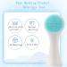 2-in-1 Silicone Face Cleaning Brush - 3D Dual Scrubber for Deep Pore Peeling & Makeup Massage - Soft Bristles for All Skin Types - Blue - Buy Online on GoSupps.com