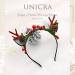 Unicra Christmas Antler Headband - Elk Deer Horns Hairpiece for Women and Girls - Halloween Hair Accessory - Buy Online on GoSupps.com