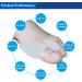 Silicone Toe Separators - 4 PCS Bunion Corrector for Men and Women - Restore Big Toes to Original Size - White 3 - Buy Online on GoSupps.com