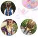 Buy HanyoSheng Mini Hair Ties 1000 Multi-Colored Elastic Rubber Hair Bands for Girls & Women | Perfect for Fine Hair & Ponytails - Buy Online on GoSupps.com
