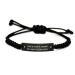 Funny Inspirational Gifts from Men for Dental Hygienist Graduation Rope Braclets with Quote 'I May Be A Dental Hygienist But I Can't Fix Stupid People.'