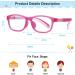 STORYCOAST 2 Pack Kids Blue Light Blocking Glasses | Age 5-12 | UV Protection | Anti Eyestrain | Red + Green | Silicone TR90 Lightweight - Buy Online on GoSupps.com