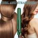 2-in-1 Mini Curling Wand & Flat Iron - Portable Hair Straightener & Styling Tool for All Hair Types - Travel Friendly (Black - Buy Online on GoSupps.com