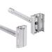 Premium Chrome Long Handle Butterfly Safety Razor Kit for Men Double Edge Shaver with Leather Case & Stand | International Shipping Available - Buy Online on GoSupps.com