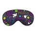 Doves Hearts Peace Signs Sleep Mask Eye Cover for Sleeping Blindfold with Adjustable Strap Blocks Light Night Travel Nap for Men Women
