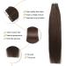 Buy Yilite Tape Extensions - 65cm Dark Brown Real Hair | 20 Pieces 60g Silky Straight Invisible Skin Weft - Buy Online on GoSupps.com