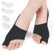 Bunion Corrector for Women and Men, Effective Orthopedic Bunion Corrector with Big Toe Separator Pain Relief, Day Night Support Bunion Relief Splint for Bunions, Hallux Valgus, Crooked Toes(Black)