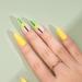 500pcs Clear Almond Shaped Acrylic Nail Tips - ECBASKET Full Cover Pointed Nails for Salon & DIY | 10 Sizes - Buy Online on GoSupps.com