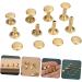 STOBOK 40 Sets Rivet Leather Belt Leather Leash Metal Trim Leather Crafts Repair Studs Mushroom Nails Bags - Buy Online on GoSupps.com