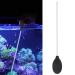 Fish Feeder Fish Feeders for Aquariums 2MM Long Acrylic Coral Feeder Fish Tanks Tube Coral Feeding Tube for Coral Feeding Cleaning for Reef Anemones(Black) Black Coral Feeding Tube