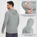 Baleaf Men's Sun Protection Hoodie Shirt UPF 50+ Long Sleeve Lightweight Rash Guard SPF T-Shirt - Gray, Medium - Buy Online on GoSupps.com