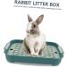 COLLBATH 2pcs Box Rabbit Toilet Cage Small Animal Litter Cage - Fall Bunny Potty Hamster Bedding Pp 27X18.8X4CM As Shown 3 - Buy Online on GoSupps.com