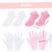 4 Pairs Silicone Moisturizing Gloves & Socks Set Anti Slip Spa Socks and Gloves 2 Colors Hands Feet Skin Care High Elasticity Gloves and Socks Beauty Supplies - Buy Online on GoSupps.com
