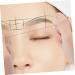 BELLIFFY 1box Eyebrow Drawing Tool Ink Eyebrow Tattoos Ruler Brow Mapping Wire Ruler 6x4.5cm Black - Buy Online on GoSupps.com