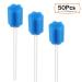 250 Count Unflavored Disposable Oral Swabs - Tooth Shaped Cleaning Sponge Swabs - Individually Wrapped - 5 Colors - Buy Online on GoSupps.com