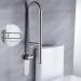 Bathroom Grab Bar Safety Support Rail 24-Inch Shower Grab Bar Brushed Nickel Safety Support Handrail for Bathroom Sturdy Base Fol - Buy Online on GoSupps.com