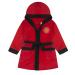 Manchester United - Baby Fleece Hooded Bathrobe - Official Merchandise - Gift 18-24 Months Red