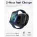 Apple Watch Portable Charger - 1000mAh Magnetic Keychain Power Bank with 4 LED Indicators | Compatible with All Apple Watch Series | Black - Buy Online on GoSupps.com