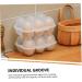 FUNOMOCYA 2pcs Portable Egg Box Fridge Egg Storage Organizer Egg Storage Container for Refrigerator Outdoor - Buy Online on GoSupps.com