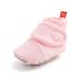 Matt Keely Baby Boys Girls Anti-Slip Soft Sole Slipper Booties Infant Crib Shoes Crawler Warm Winter Boots with Fleece Lining 6-12 Months Pink Style 1